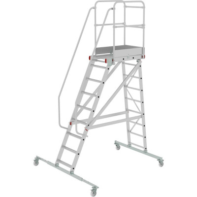 Передвижная односторонняя лестница-подмости Новая Высота NV 5510 5510109