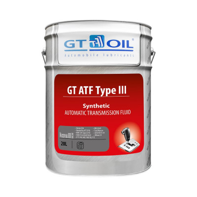 Масло GT OIL ATF Type-III Dexron III H 8809059407622