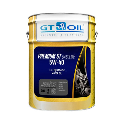 Масло GT OIL SAE 5W-40 API SN/CF Premium GT Gasoline 8809059407233