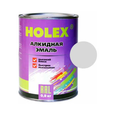 Holex 7035 RAL Автоэмаль алкидная серый графит 0,8кг HAS-59274