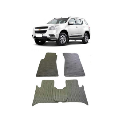 Eva Smart ковры в салон автомобиля chevrolet trailblazer ii 2012 - 2016 эва сота чёрные c черной окантовкой 1138-B5B5-S