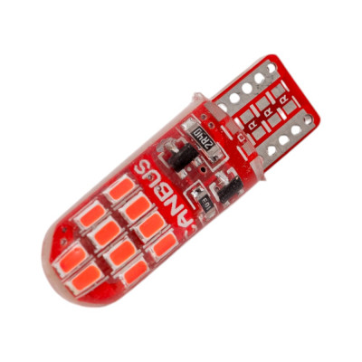 Nord-Yada Светодиод 12V T10 W5W 20x3014SMD c обманкой красный 2 шт 908828