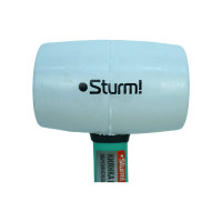 Белая киянка Sturm 450 г обрезиненная рукоятка 1012-04-FB0450