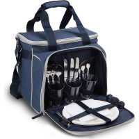 Сумка-холодильник Арктика 13.5 л, синяя 4100-3-BL пикниковый набор 3 чел.