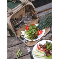 Сумка-холодильник Арктика 13.5 л, зеленая 4100-4-GN пикниковый набор 4 чел.