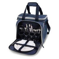 Сумка-холодильник Арктика 13.5 л, синяя 4100-4-BL пикниковый набор 4 чел.