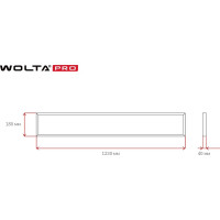 Светильник Wolta PRO ЛАЙНЕР Микропризма ДПО01-36-102-5К