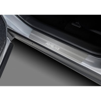 Накладки на пороги Rival для Toyota RAV 4 XA50 2019-н.в., нержавеющая сталь, с надписью, 4 шт. NP.5714.3