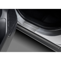 Накладки на пороги Rival для Toyota RAV 4 XA50 2019-н.в., нержавеющая сталь, с надписью, 4 шт. NP.5714.3