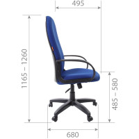 Компьютерное кресло CHAIRMAN 279 TW-10 синий 00-01152934