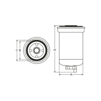 Фильтр топливный SCT ST6037