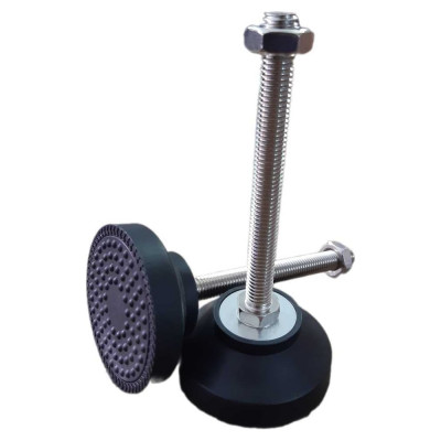 Винтовая регулируемая опора UnitMC 60хМ10х100 (основание PA66, винт сталь) 400202 60xM10x100