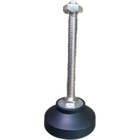 Винтовая регулируемая опора UnitMC 60хМ10х100 (основание PA66, винт сталь) 400202 60xM10x100