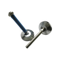 Шарнирная регулируемая опора UnitMC 100хМ20х150 (основание сталь, винт сталь) 400203 100xM20x150