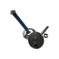 Шарнирная регулируемая опора UnitMC 100хМ20х150 (основание сталь, винт сталь) 400203 100xM20x150