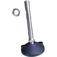 Шарнирная регулируемая опора UnitMC 100хМ20х150 (основание PA66, винт сталь) 400201 100xM20x150