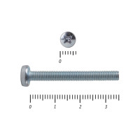 Винт КРЕП-КОМП полуцилиндрическая головка, цинк DIN7985 3х35 10000шт вц335