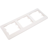 3-ая рамка Systeme Electric Glossa Молочная, горизонтальная SE GSL000903