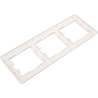 3-ая рамка Systeme Electric Glossa Молочная, горизонтальная SE GSL000903