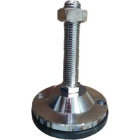 Опора UnitMC винтовая регулируемая 100хМ20х100 (основание сталь, винт сталь) 400204 100хМ20х100