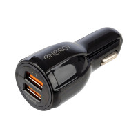 Автомобильное зарядное устройство Energy ET-16A 2 USB Q30, чёрный 100283
