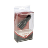 Автомобильное зарядное устройство Energy ET-16A 2 USB Q30, чёрный 100283