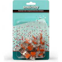 Компактная соединительная 2-х проводная клемма Smartbuy с рычажками, розничная упаковка SBE-ccwcc-2-rp