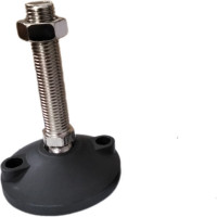 Шарнирная регулируемая опора UnitMC 100хМ20х100 (основание PA66, винт сталь) 400201 100xM20x100