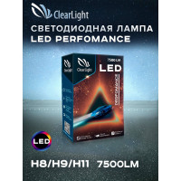 Комплект ламп Clearlight LED Performance H8/H9/H11 7500 lm 6000K, 2 шт. CLPFMLEDH11-2