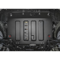 Защита картера + КПП + комплект крепежа АвтоБроня Сталь Changan CS 35 Plus 2019- V-1 6 111.08907.1