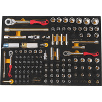 Универсальный набор инструмента, комплектация BMW в ложементе 119шт JTC-BW1119