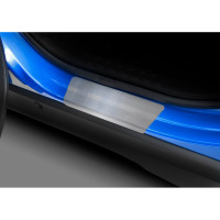 Накладки на пороги Rival для Toyota C-HR 2018-н.в, нерж. сталь, 4 шт. NP.5712.3