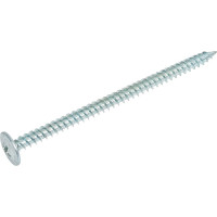 Саморез КВАДРА пресс-шайба, острый конец, 4.2x75, цинк, кор. 250 шт. 420761010250