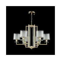 Подвесная люстра Crystal lux NICOLAS SP-PL6 GOLD/WHITE