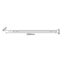 Шинопровод Crystal lux CLT 0.11 01 L2000 BL