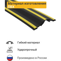 Демпфер для круглых колонн резиновый ТЕХНОЛОГИЯ 5000х160х15 мм ДКР-5000 00000005761