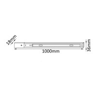 Шинопровод Crystal lux CLT 0.11 01 L1000 WH