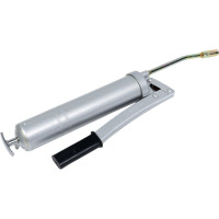 Рычажно-плунжерный шприц CNIC LD-24004A 400 куб.см, 14oz, с металлической трубкой, шлангом и насадкой 38701