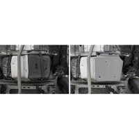 Защита топливного бака + комплект крепежа Rival для HAVAL Jolion 1.5T, АКПП, алюминий 333.9422.1