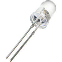 Выводной светодиод Nord-Yada F5 1 LED белый 3,5V 0.06W 5lm TM в уп 2 шт 901958