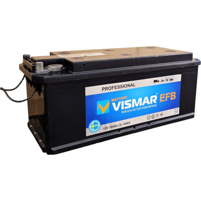 Аккумулятор VISMAR PROFESSIONAL 6СТ-195 EFB N (L)-(3) 1400A 516/223/223 4627129567427