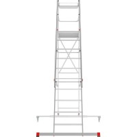 Передвижная, складная лестница-стремянка с платформой Новая Высота NV 5540, 1x10 ступеней 5540110