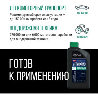 Антифриз AXIOM зелёный, G11, 1 кг A50111