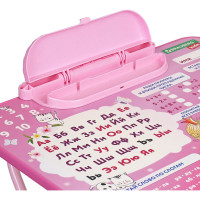 Комплект детской мебели BRAUBERG NIKA KIDS ПРИНЦЕССА розовый, стол + стул, пенал 532635