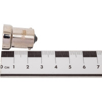 Cветодиод Nord-Yada 12V G18.5 4SMD size 5050, R10W BA15s белый 0.6W 20lm, 2шт. 902702