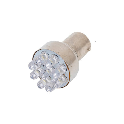 Cветодиод Nord-Yada 12V TS25 9 LED, BAY15d, белый, 0.79W, 33.76lm, 2 шт. 901973