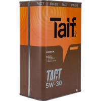 Моторное синтетическое масло Taif TACT, 5W-30, SL/CF, A3/B4, 4 л 211050
