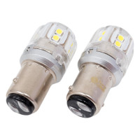 Светодиод Nord-Yada S25, Р21/5W, ВАY15s, 15x2835SMD, чип OSRAM с обманкой (стоп.ук.пов), блистер 2 шт. в упаковке 908344