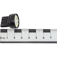 Светодиод Nord-Yada 12V T20 -7443 (9SMD) W21/5W белый (габарит, стоп-сигнал для яп.авто) 0.532W 4lm 2 шт 901982