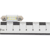 Светодиод Nord-Yada 12V T11x36-S8.5 (8SMD size 3014) C5W белый 0.3W 7.56lm 2 шт. 904600